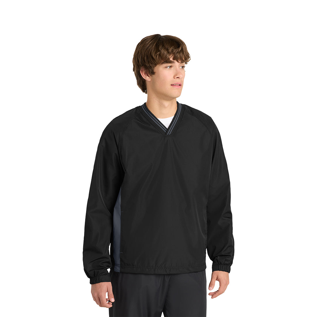 Tipped V-Neck Raglan Wind Shirt - Men's / Unisex