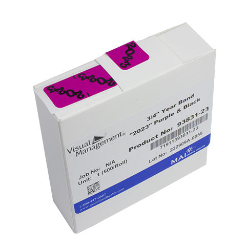 3/4" Year Band - Diagonal Print