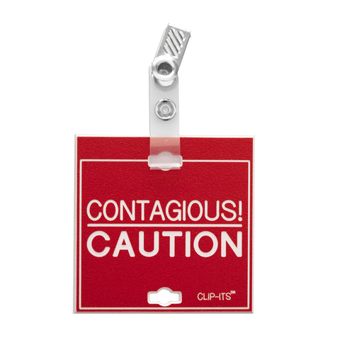 CONTAGIOUS! CAUTION Clip-Its™ (Pack of 6)