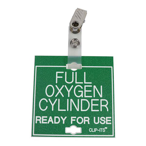 FULL OXYGEN CYLINDER READY FOR USE Clip-Its™ (Pack of 6)