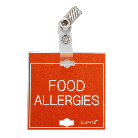 FOOD ALLERGIES Clip-Its™ (Pack of 6)