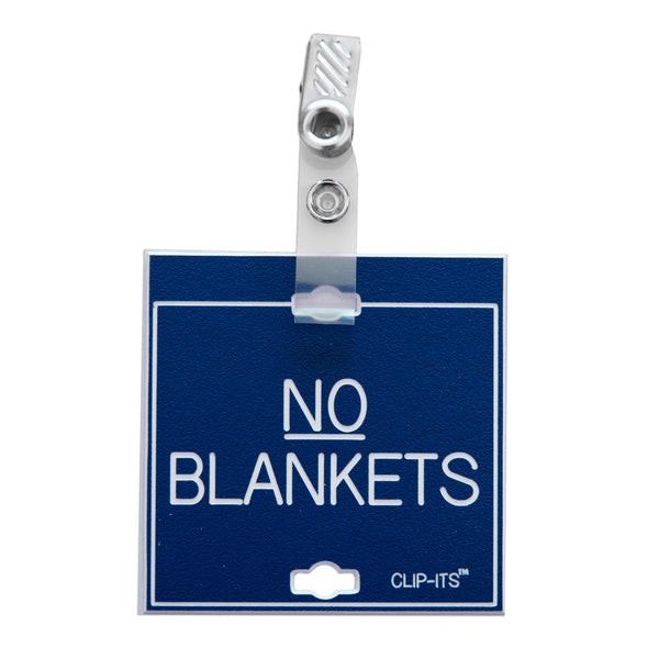 NO BLANKETS ClipIts™ (Pack of 6) Visual Management LLC