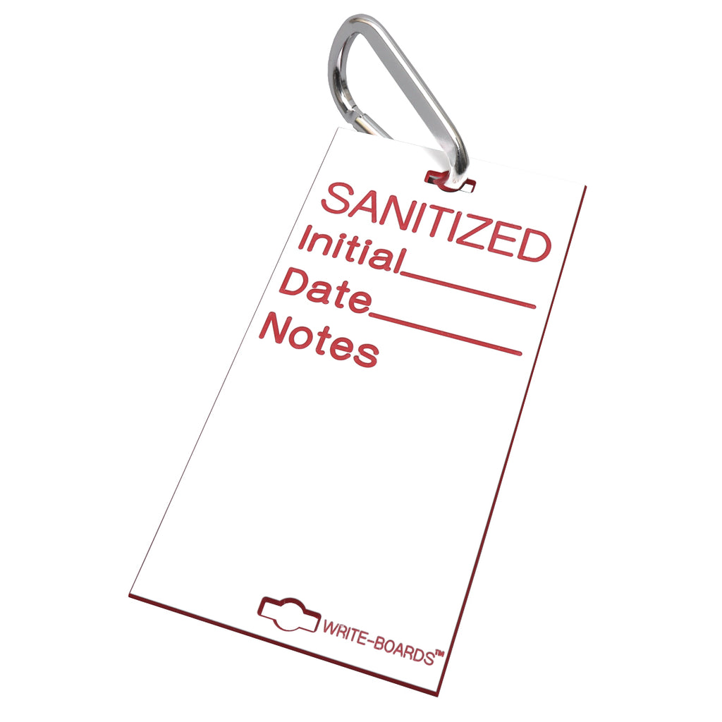 Write-Boards™  3" x 6" - White - SANITIZED (Bag of 3)