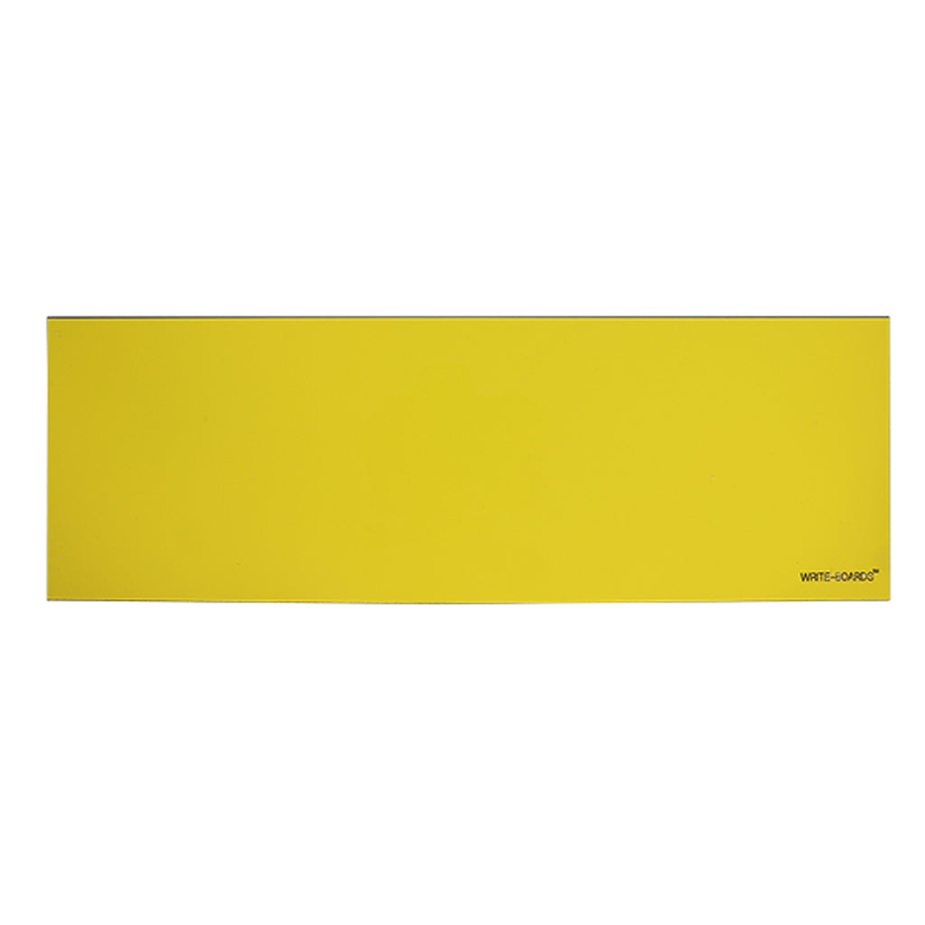 12" x 4" Write-Boards™ Yellow Plate with Magnetic Back (Pack of 3)