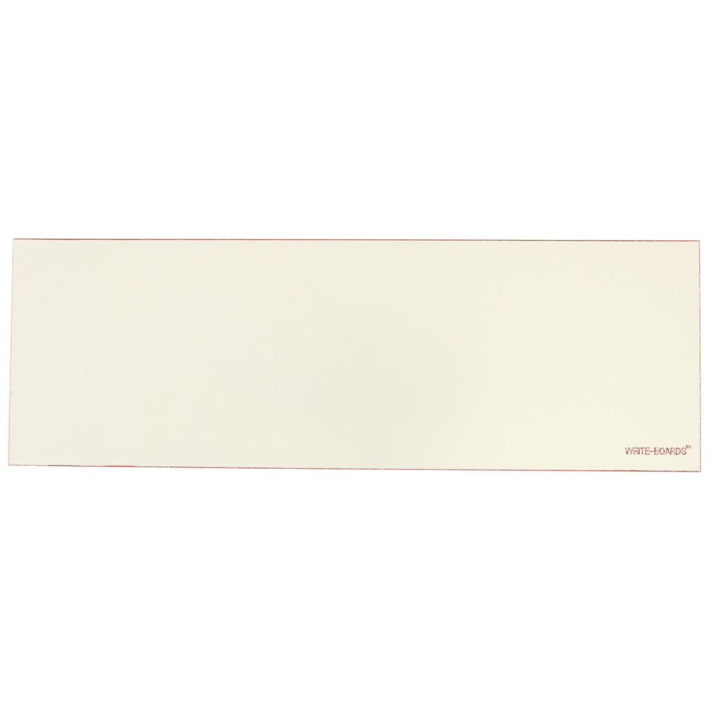 12" x 4" Write-Boards™ White Slide Plate (Pack of 3)