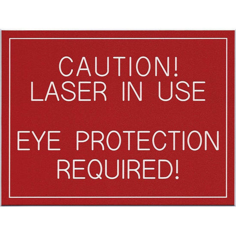 CAUTION! LASER IN USE...