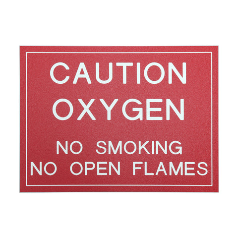 CAUTION OXYGEN...