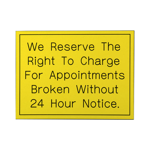 We Reserve The Right To Charge...