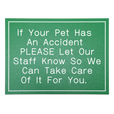If Your Pet Has An Accident...
