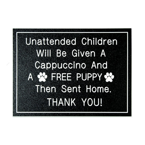 Unattended Children - Free Puppy