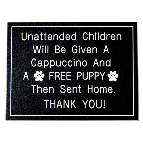 Unattended Children - Free Puppy