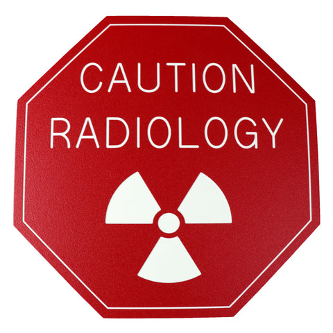 CAUTION RADIOLOGY (Octagon)