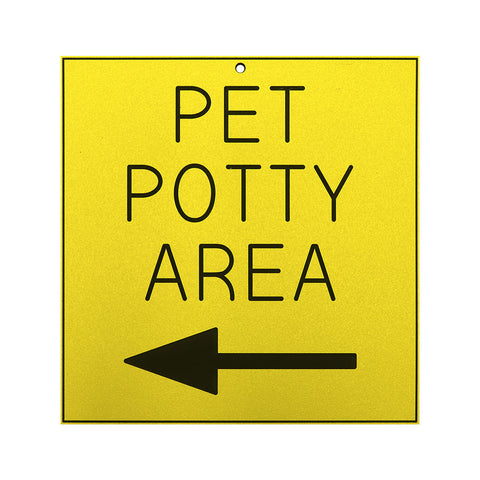 PET POTTY AREA ←
