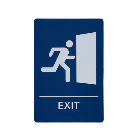 Exit - Braille Sign