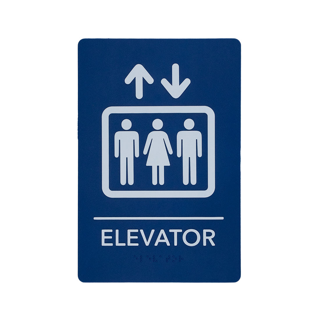 Elevator - Braille Sign