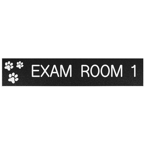10" x 2" with Paws Room Identification Sign