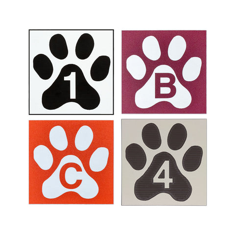 5" x 5" Paw Room Identification Sign