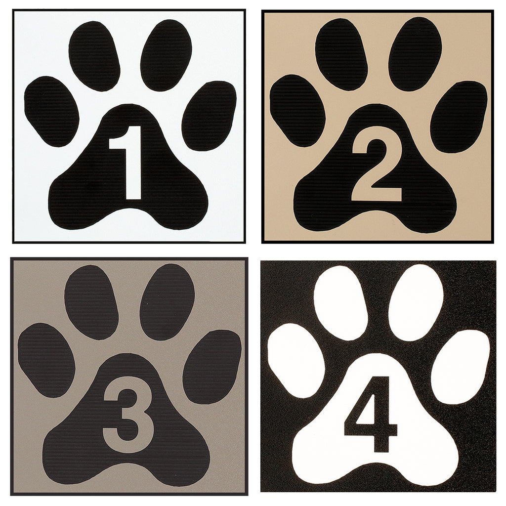 5" x 5" Paw Room Identification Sign