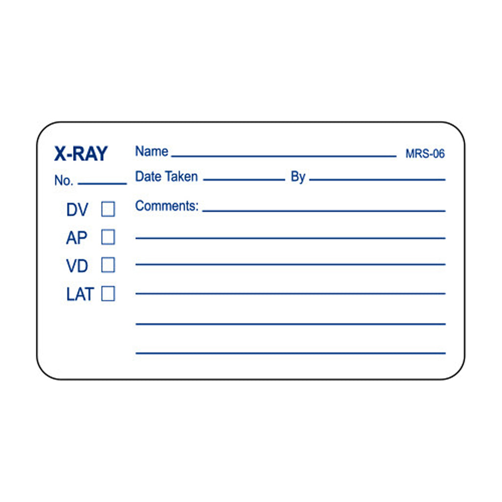 Medical Record Stickers - X-Ray