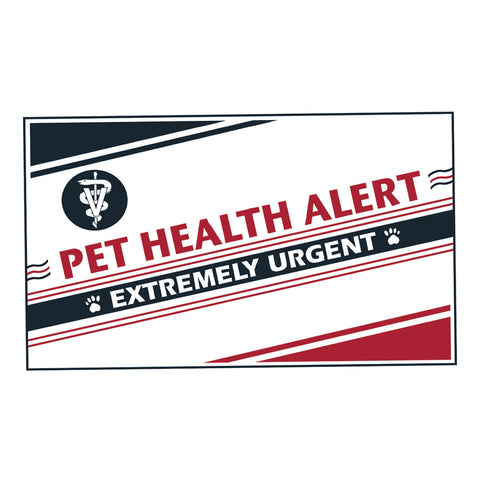 4-UP Reminder Cards - Pet Health Alert
