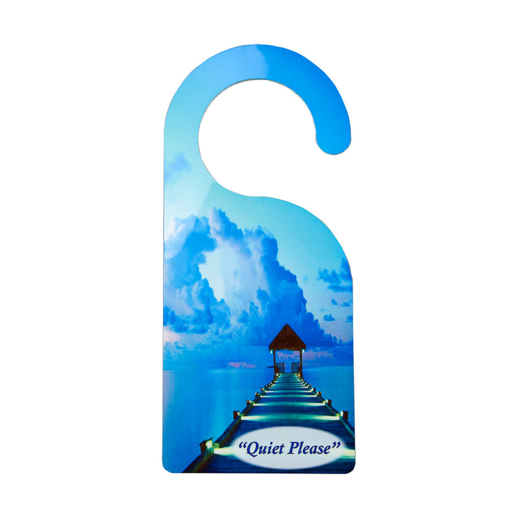 "Quiet Moments at the Beach" Door Hanger