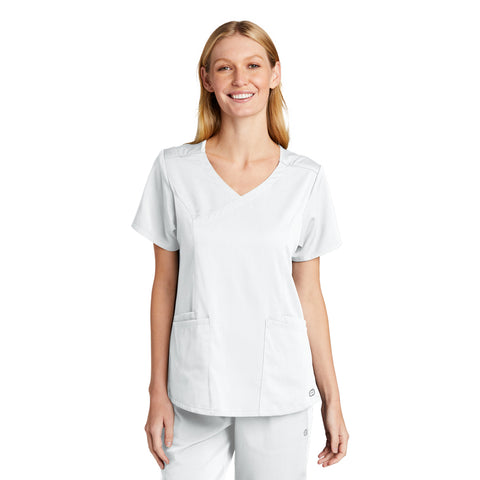 WonderWink® Women’s Premiere Flex™ Mock Wrap Top