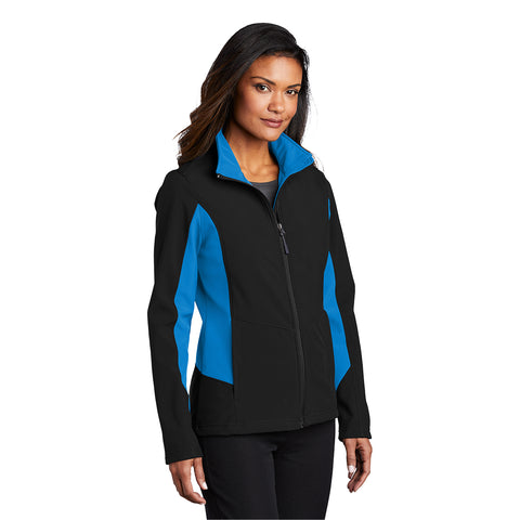 Port Authority® Ladies Core Color Block Soft Shell Jacket