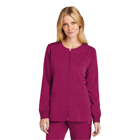 WonderWink® Women’s Premiere Flex™ Full-Zip Scrub Jacket