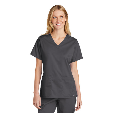 Wink® WorkFlex V-Neck Scrub Top - Ladies