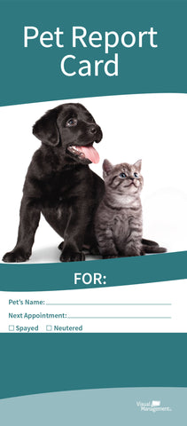 EduPet™ Client Handouts - Pet Report Card